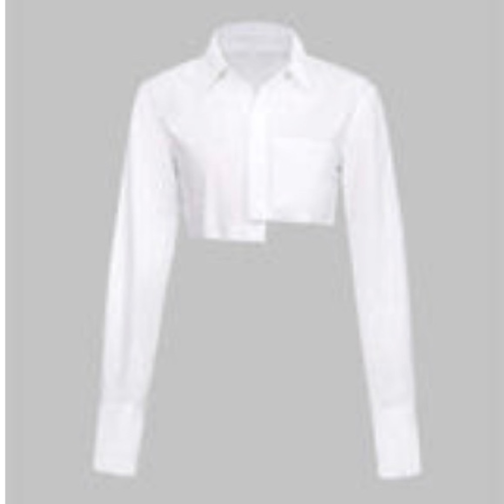 Cropped Collard Top!